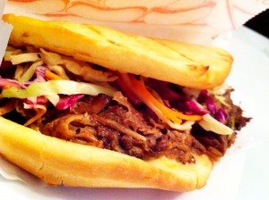 Jerk Pork Sandwich at Barton Snacks