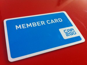 Car2Go Membership Card