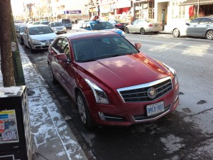 Cadillac ATS on the road