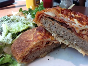 Pepperoni & Bacon Pizzaburger 2