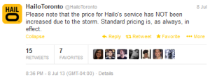 hailo price surge