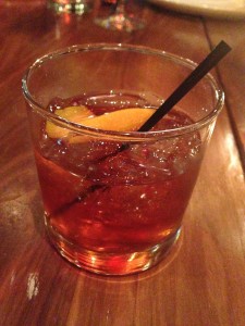 BUONA NEGRONI (2.25oz) $15 Bombay Sapphire Gin, Antica Formula and Campari